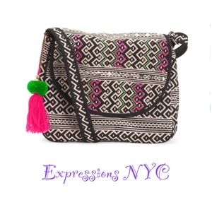 Embroidered Gypsy Crossbody Bag
